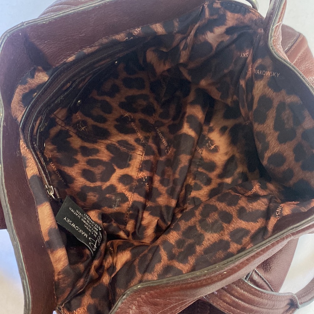 B Makowsky Brown Purse - Picture 3 of 10